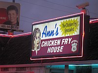USA - Oklahoma City OK - Anns Chicken Fry House Sign (18 Apr 2009)